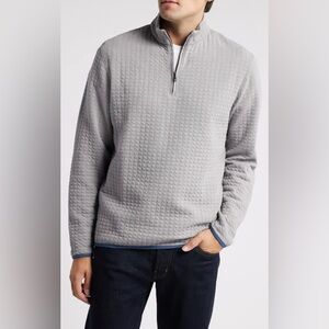 PETER MILLAR Quad Quilted Quarter Zip